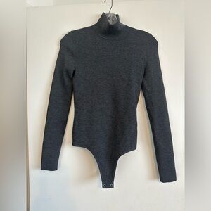 Michael Kors Cashmere Turtleneck Long Sleeve Bodysuit size small